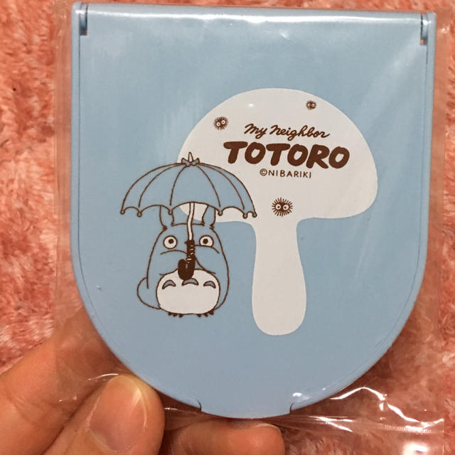 ジブリ(ジブリ)のトトロ 鏡 エンタメ/ホビーのおもちゃ/ぬいぐるみ(キャラクターグッズ)の商品写真