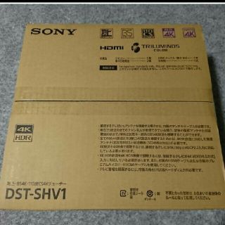 payで5000円引き！ソニー DST-SHV1 地上・BS 4Kチューナー(テレビ)