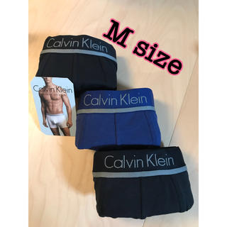 カルバンクライン(Calvin Klein)の正規品新品Calvin Klein　ボクサーパンツ 3枚組(ブルー、ブラック)M(ボクサーパンツ)
