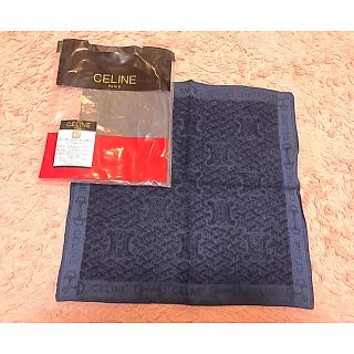 セリーヌ(celine)のCELINE シルク100%タオルハンカチ(ハンカチ)