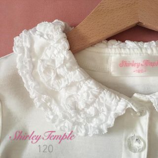 シャーリーテンプル(Shirley Temple)のShirleyTempleシャーリーテンプル カットソーフリルブラウス❁120(Tシャツ/カットソー)