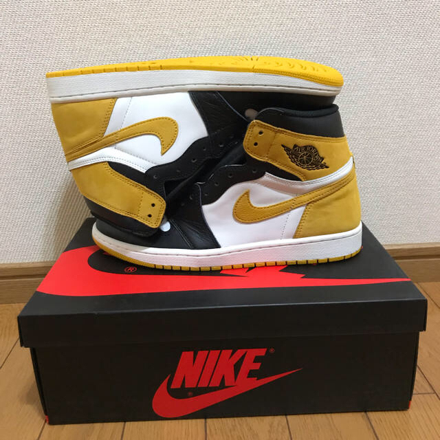 NIKE エアジョーダン1 yellow ochre