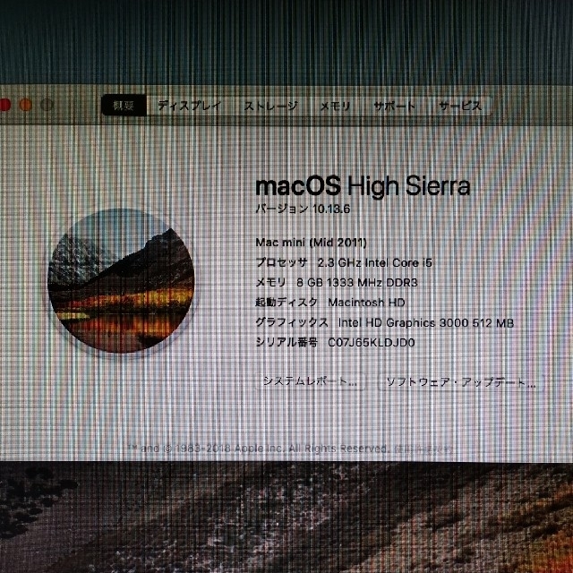 Apple(アップル)のmac mini (Mid 2011) スマホ/家電/カメラのPC/タブレット(デスクトップ型PC)の商品写真