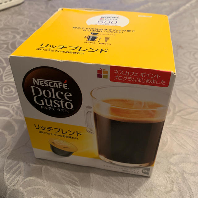 Nestle(ネスレ)のネスカフェ ドルチェグスト𓇼リッチブレンド16個 食品/飲料/酒の飲料(コーヒー)の商品写真