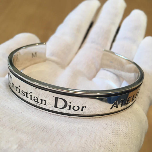 メンズCHRISTIAN DIOR ATELIER　エイジドシルバー ブレスレット M