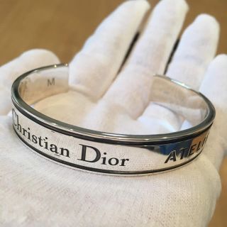 ディオールオム(DIOR HOMME)のCHRISTIAN DIOR ATELIER　エイジドシルバー ブレスレット M(バングル/リストバンド)