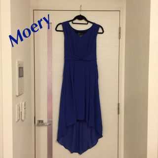 モエリー(MOERY)のMoery ロイヤルブルーOP♡結婚式(ひざ丈ワンピース)