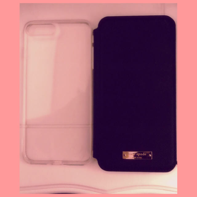 kate spade new york(ケイトスペードニューヨーク)の美品 iPhone8/7/6 Plus対応 kate spade ケース カバー スマホ/家電/カメラのスマホアクセサリー(iPhoneケース)の商品写真