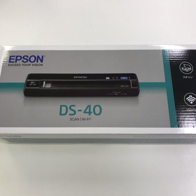 EPSON(エプソン)のEPSONエプソン スキャナー DS-40 スマホ/家電/カメラのPC/タブレット(PC周辺機器)の商品写真