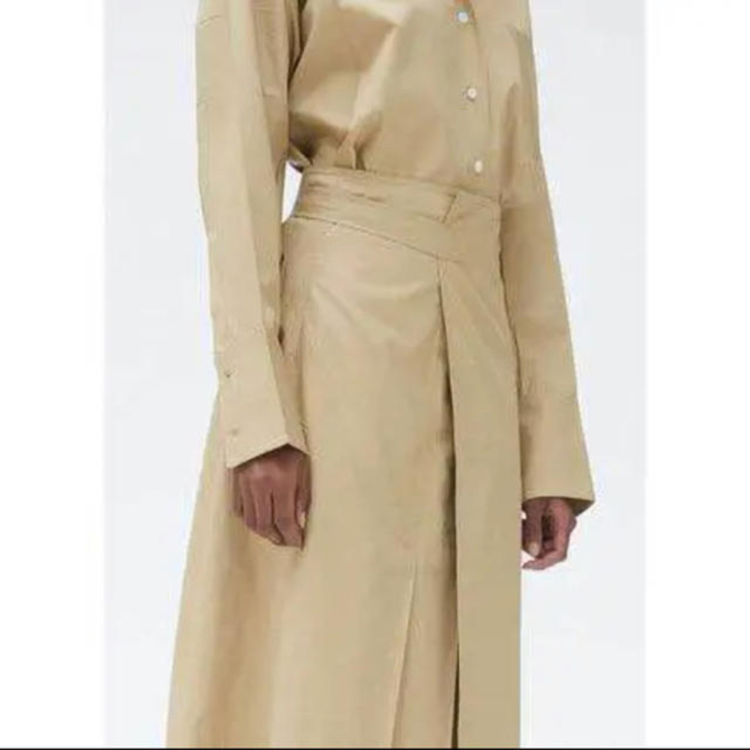 CELINE セリーヌ ロングスカート ラップスカート ベージュ CELINE セリーヌ ロングスカート ラップスカート ベージュ