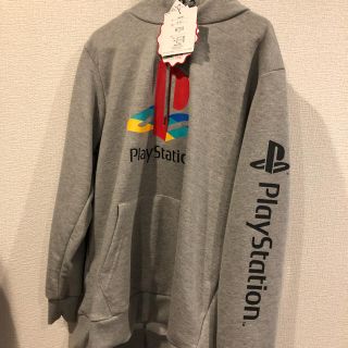 プレイステーション(PlayStation)の新品 PlayStation プレイステーションパーカー ＬＬ グレー(パーカー)