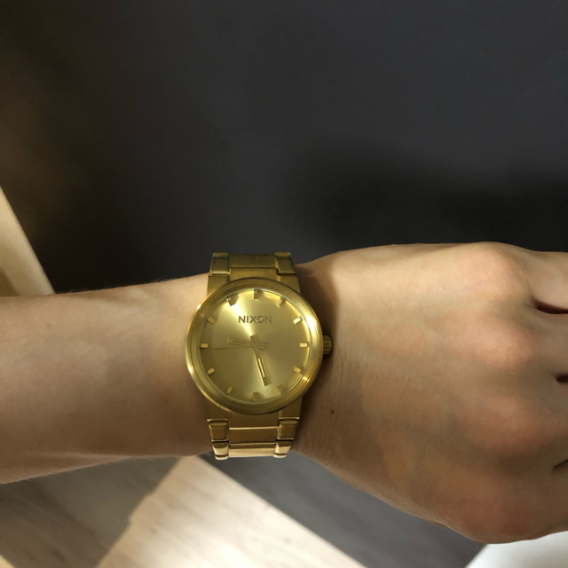 NIXON(ニクソン)のNIXON Cannon / ニクソン キャノン ゴールド 腕時計 メンズの時計(腕時計(アナログ))の商品写真
