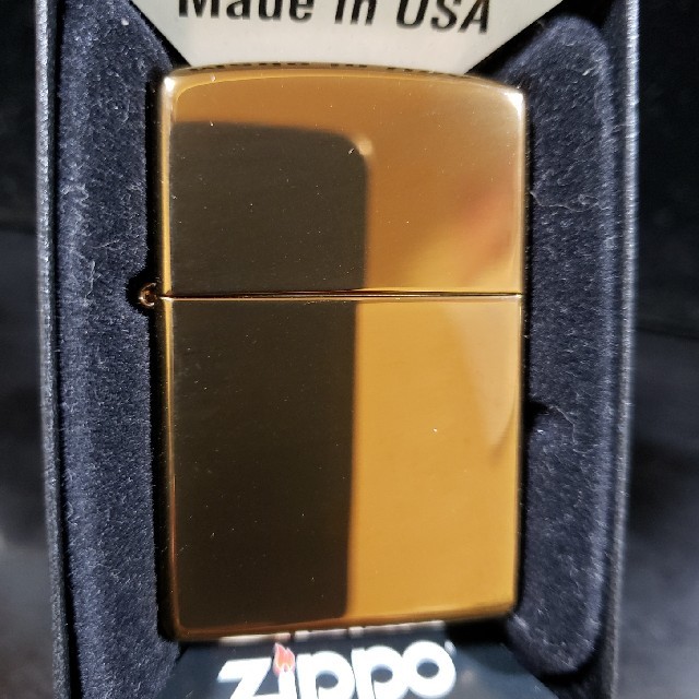 ZIPPO(ジッポー)の新品未使用品❤03H'ZIPPOブラウン チタン ミラー❤送料無料♥ メンズのファッション小物(タバコグッズ)の商品写真