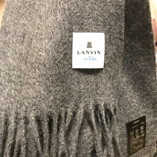 ランバンオンブルー(LANVIN en Bleu)のlanvin en bleu カシミヤ100パーセントマフラー(マフラー/ショール)