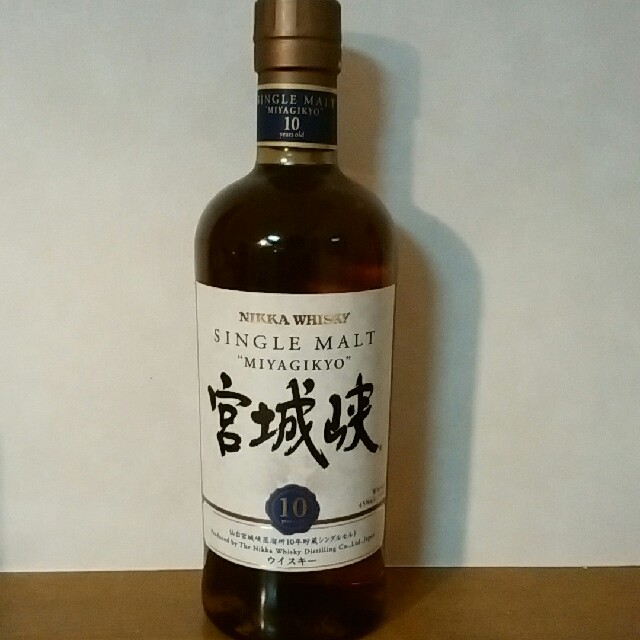 ニッカウヰスキー(ニッカウイスキー)の宮城峡10年　シングルモルトウイスキー 食品/飲料/酒の酒(ウイスキー)の商品写真