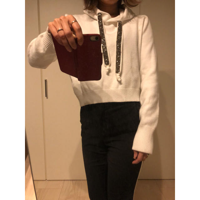 ZARA(ザラ)のZARA ニットパーカー レディースのトップス(パーカー)の商品写真