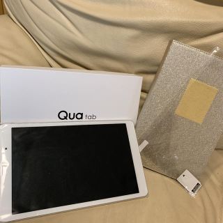 エーユー(au)の北ぼう様専用！auのQuaタブレット02 美品 フィルム ケース付き(タブレット)