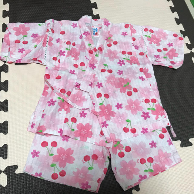 mikihouse(ミキハウス)のミキハウス 甚平100サイズ キッズ/ベビー/マタニティのキッズ服女の子用(90cm~)(甚平/浴衣)の商品写真