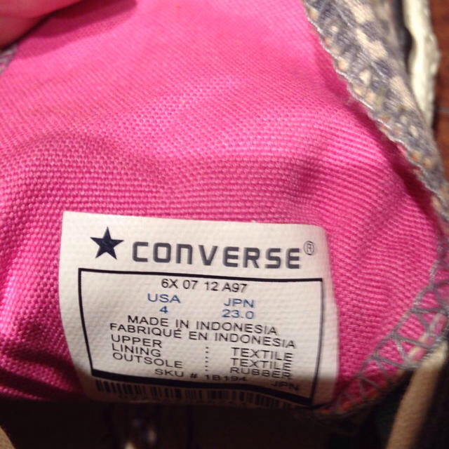 CONVERSE(コンバース)のCONVERSEスニーカー レディースの靴/シューズ(スニーカー)の商品写真