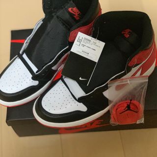 ナイキ(NIKE)の国内正規 SNKRS air Jordan 1 tram red (スニーカー)