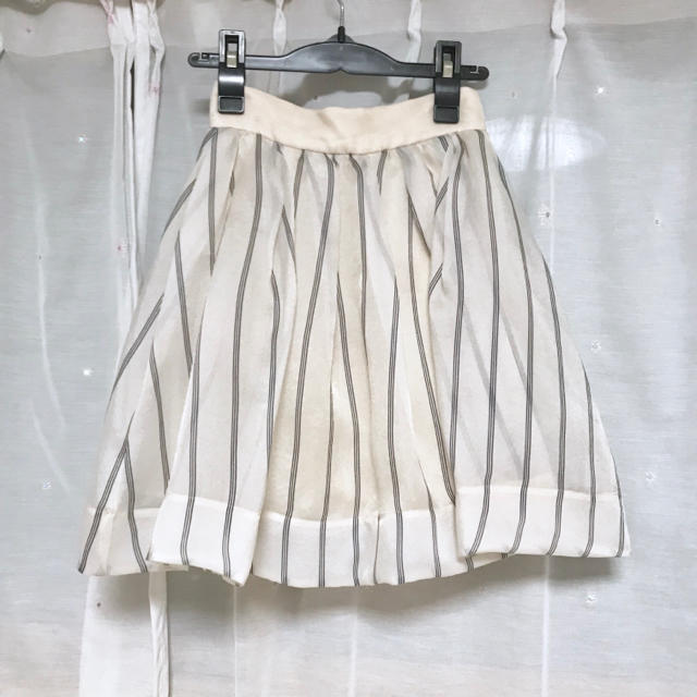SNIDEL(スナイデル)のsnidel シフォンストライプフレアスカート レディースのスカート(ひざ丈スカート)の商品写真