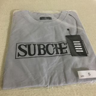 サブサエティ(Subciety)のS  subciety 未使用 サブサエティ tシャツ  ボックス ロゴ メンズ(Tシャツ/カットソー(半袖/袖なし))