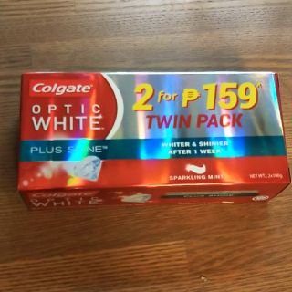 【colgate】OPTIC WHITE PLUS SHINE(歯磨き粉)