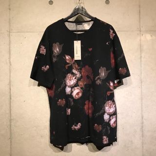 ラッドミュージシャン(LAD MUSICIAN)のLAD MUSICIAN 花柄Tシャツ 18ss 赤(Tシャツ/カットソー(半袖/袖なし))