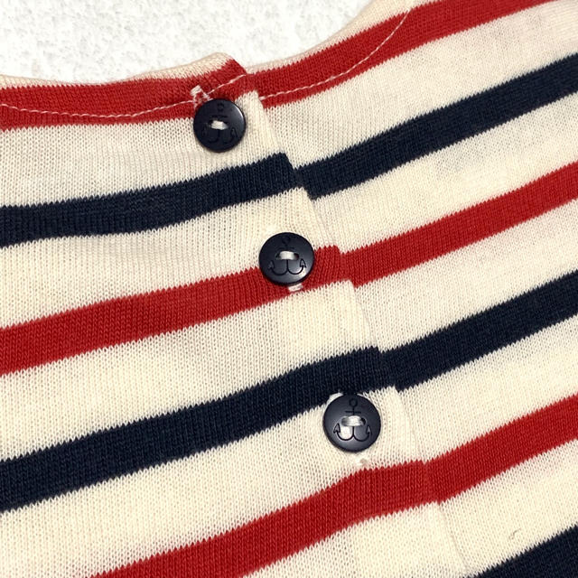 Ralph Lauren(ラルフローレン)の新品✨トリコロール ペプラム トップス 6M/70 キッズ/ベビー/マタニティのベビー服(~85cm)(シャツ/カットソー)の商品写真