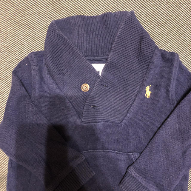 Ralph Lauren(ラルフローレン)の♡ USED ポロラルフローレン ロンパース セーター 80 キッズ/ベビー/マタニティのベビー服(~85cm)(ロンパース)の商品写真