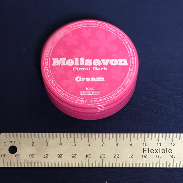 Mellsavon(メルサボン)のメルサボン スキンケアクリーム　フローラルハーブの香り 65g ピンク 缶 コスメ/美容のボディケア(ボディクリーム)の商品写真