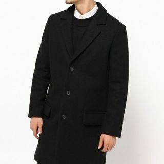 アーペーセー(A.P.C)の最終お値下げ☆A.P.C.ブラックチェスターコート☆(チェスターコート)