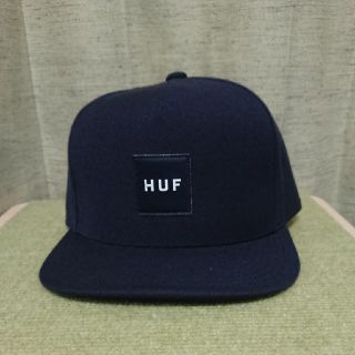 ハフ(HUF)の【値下げ】ハフ スナップバックキャップ ネイビー(キャップ)