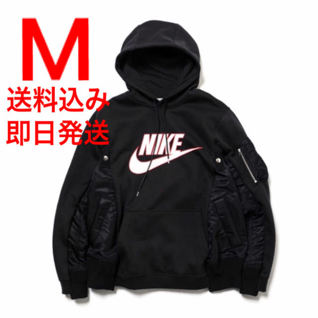 新規購入 sacai × NIKE M - sacai Bonjour フーディー パーカー sacai