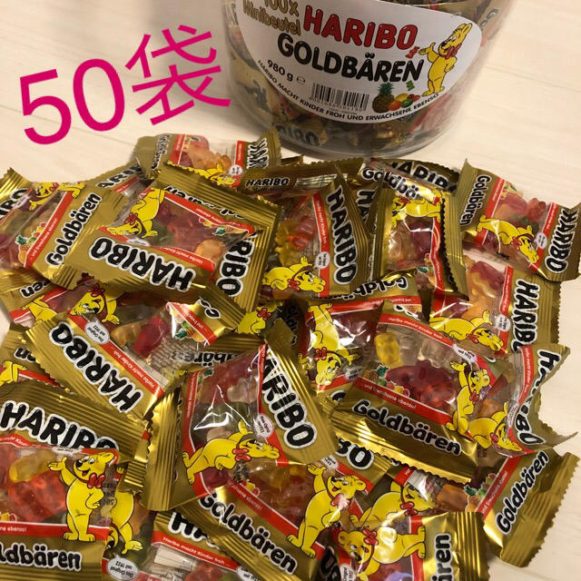 コストコ(コストコ)のハリボー グミ ミニ 50袋 食品/飲料/酒の食品(菓子/デザート)の商品写真