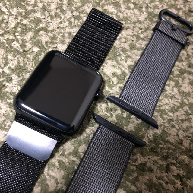 Apple Watch(アップルウォッチ)のApple Watch スペースグレイ ステンレス 42mmモデル メンズの時計(腕時計(デジタル))の商品写真