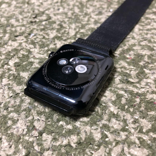 Apple Watch(アップルウォッチ)のApple Watch スペースグレイ ステンレス 42mmモデル メンズの時計(腕時計(デジタル))の商品写真