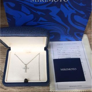 ミキモト(MIKIMOTO)の緊急お値下げ！超美品♡正規品♡ミキモト♡ダイヤモンドクロスネックレス♡ (ネックレス)