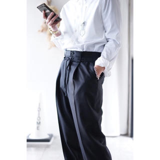 サンシー(SUNSEA)のwide tapered trouser(スラックス)