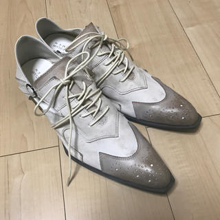 ニコルクラブフォーメン(NICOLE CLUB FOR MEN)のニコル様専用 ニコル 革靴 26.5cm 白(ドレス/ビジネス)