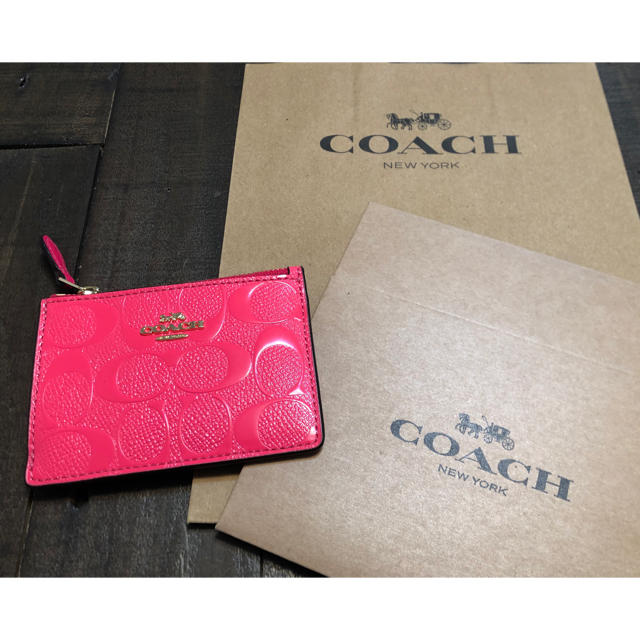 COACH(コーチ)の☆大人気！2019年新作！正規品！コーチ コインケース ピンク☆ レディースのファッション小物(コインケース)の商品写真