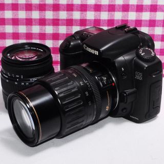 キヤノン(Canon)の⭐️相棒と出掛けよう⭐️ Canon EOS 20D ダブルレンズ❤️安心保証(デジタル一眼)