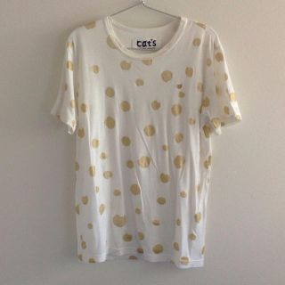 ツモリチサト(TSUMORI CHISATO)のツモリ✴︎Cat's ドット柄Tシャツ(Tシャツ(半袖/袖なし))