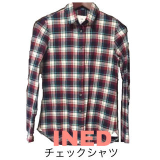 イネド(INED)の値下げ  INED チェックシャツ(シャツ/ブラウス(長袖/七分))