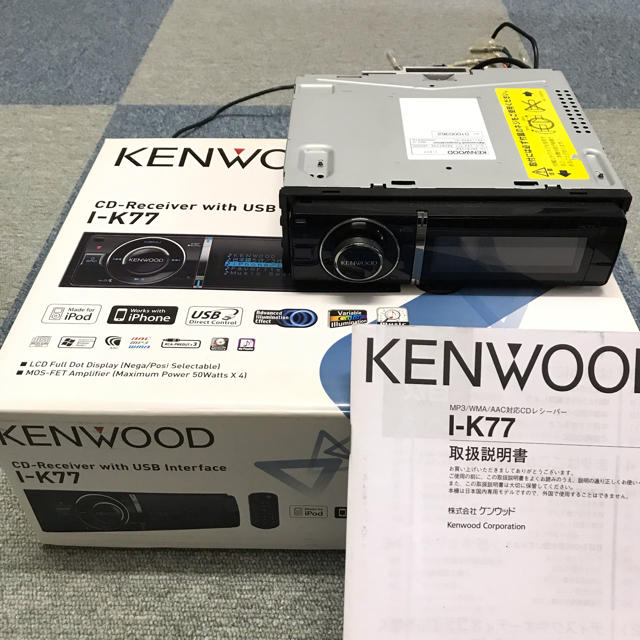 Kenwood Kenwood I K77 Cdレシーバー Iphone対応 の通販 By Masa Masa S Shop ケンウッドならラクマ