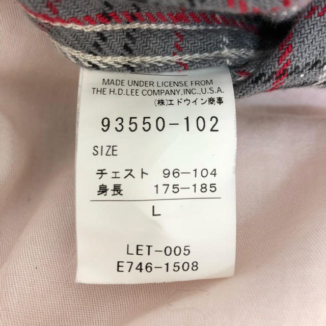 Lee(リー)の Lee  メンズシャツ Lサイズ  メンズのトップス(シャツ)の商品写真