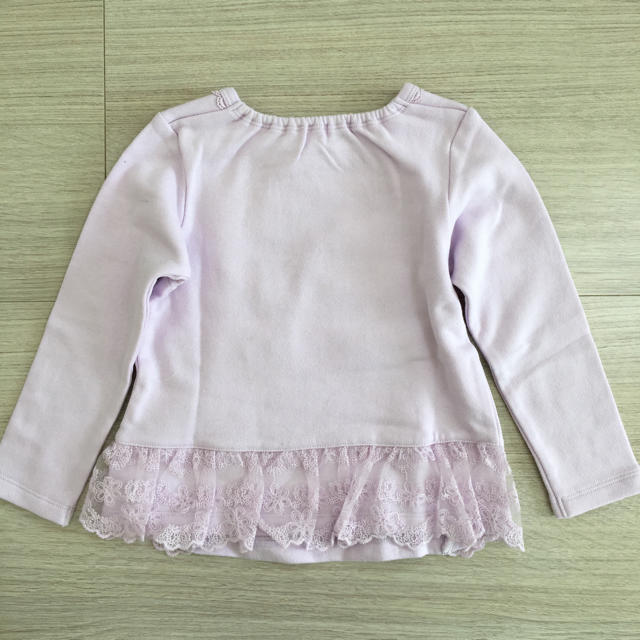 mezzo piano(メゾピアノ)の新品★メゾピアノ トレーナー110 キッズ/ベビー/マタニティのキッズ服女の子用(90cm~)(Tシャツ/カットソー)の商品写真