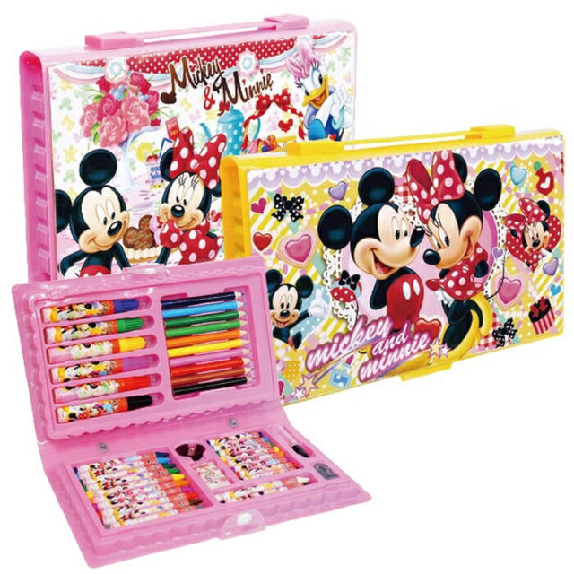 Disney(ディズニー)のディズニー お絵かき ペン 色鉛筆 クレヨン 42P セット エンタメ/ホビーのアート用品(クレヨン/パステル)の商品写真