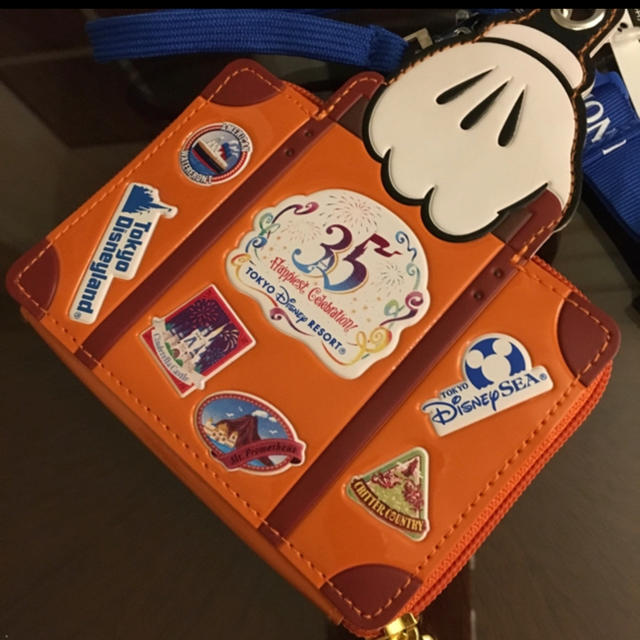 Disney(ディズニー)の☆新品、未使用☆ バケーションパッケージ チケットホルダー♬2つあります エンタメ/ホビーのおもちゃ/ぬいぐるみ(キャラクターグッズ)の商品写真