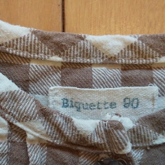 Biquette(ビケット)のビケット チェック チュニック90 キッズ/ベビー/マタニティのキッズ服女の子用(90cm~)(ワンピース)の商品写真